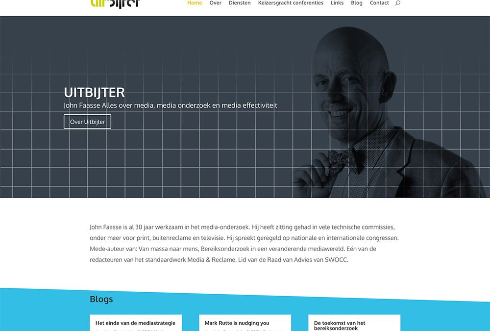 Uitbijter website ontwerp